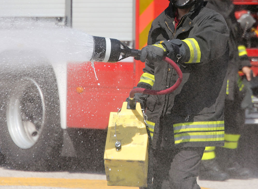 Fire sprinkler water stopper for emergencies